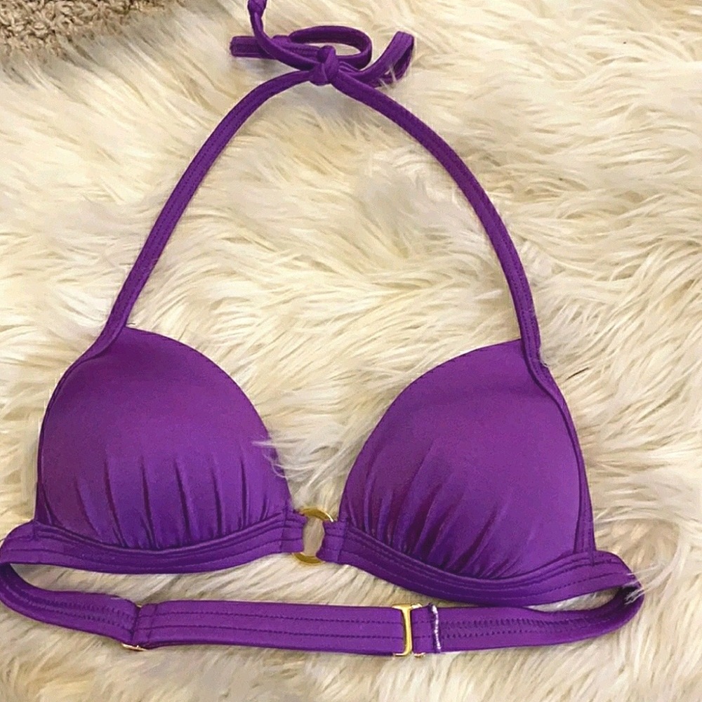 Purple Venus Enhancer Push-Up Bikini Set